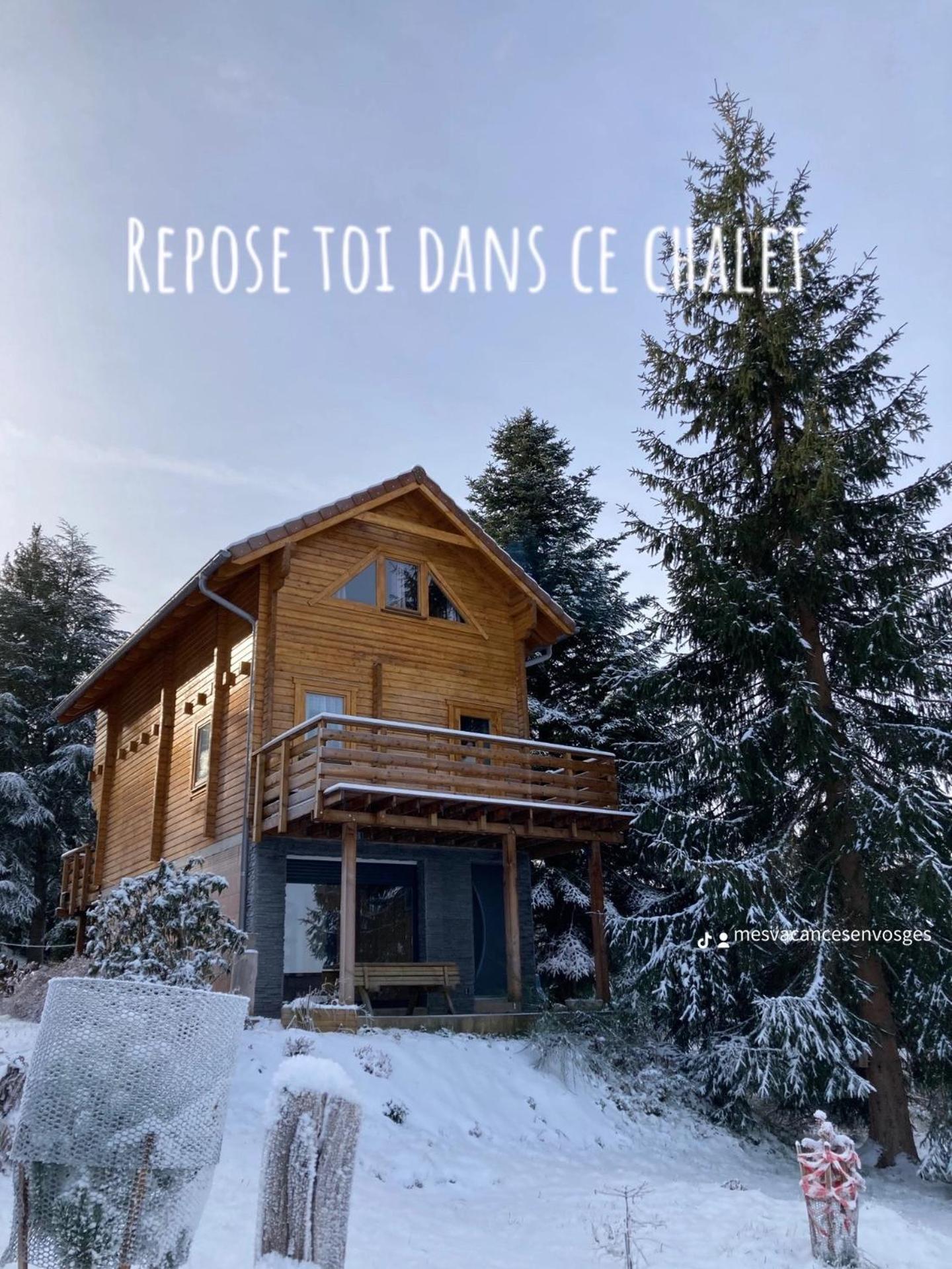 Chalet Authentique Au Calme, En Lisiere De Foret, Montagne, Sentiers 15Mn Gerardmer & Alsace "Chalet Mon Beau Sapin" Anould Eksteriør bilde